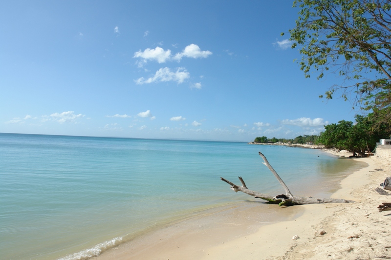  ,  (A secluded beach, Jamaica) 